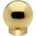 Lavi Industries Lavi Industries, Ball Single Outlet, for 1.5" Tubing, Polished Brass 00-700/1H